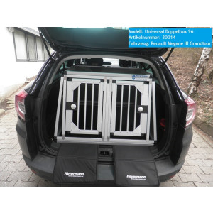 Hundebox/Doppelbox für BMW 5er Touring, VW Passat Variant, VW Sharan