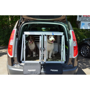Hundebox/ Doppelbox für Skoda Roomster mit variablen...