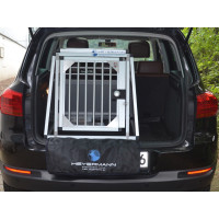 Hundebox/ Einzelbox für VW Tiguan mit variablen Ladeboden (Sonderbau 59)