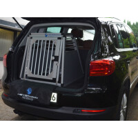 Hundebox/ Einzelbox für VW Tiguan mit variablen Ladeboden (Sonderbau 59)