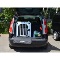 Hundebox/ Einzelbox für Skoda Roomster mit variablen Ladeboden (Sonderbau 42)