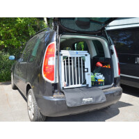 Hundebox/ Einzelbox für Skoda Roomster mit variablen Ladeboden (Sonderbau 42)
