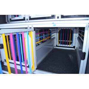 Individuelle Hundetransportbox/ Mehrfach-Hundetransportboxen für VW T5 Transporter (Individualbau 84)