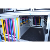 Individuelle Hundetransportbox/ Mehrfach-Hundetransportboxen für VW T5 Transporter (Individualbau 84)