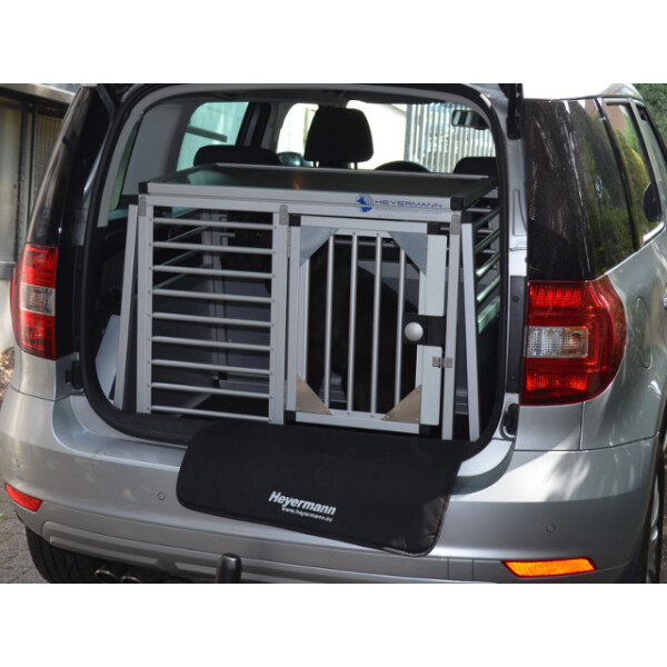 Hundebox/ Einzelbox für Skoda Yeti ohne variablen Ladeboden (Sonderbau 20)