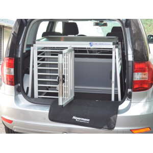 Hundebox/ Einzelbox für Skoda Yeti ohne variablen Ladeboden (Sonderbau 20)