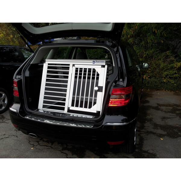 Hundetransportbox/ Einzelbox für Mercedes B-Klasse T245 mit unebenen Ladeboden (Sonderbau 22)