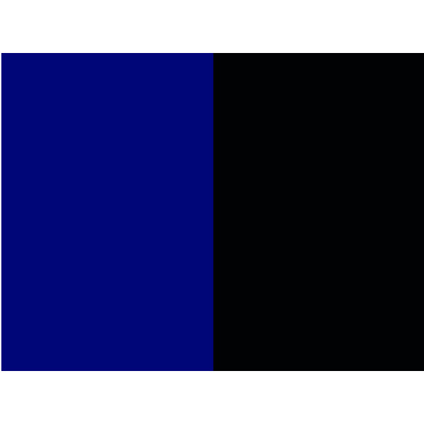 Aluprofile: Ultramarinblau (RAL 5002) | Alurundstangen: Schwarz (RAL 9005)